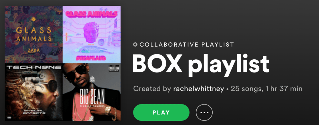 Box Playlist